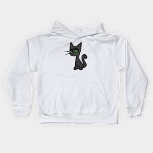 Gray Cat Kids Hoodie